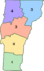 Vermont Regional Map